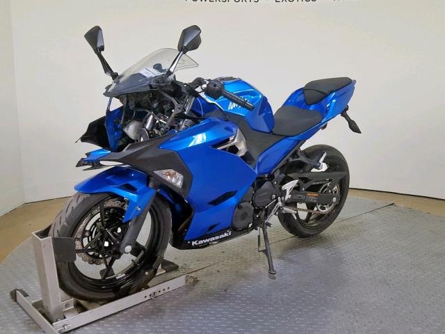 JKAEXKH19JDA10026 - 2018 KAWASAKI EX400 BLUE photo 4