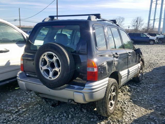 2CNBJ634916915554 - 2001 CHEVROLET TRACKER LT BLACK photo 4