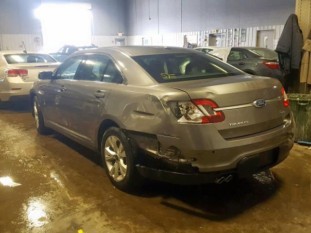 1FAHP2EW2CG135134 - 2012 FORD TAURUS SEL GRAY photo 3