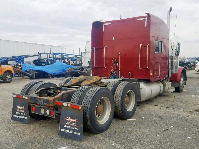 1XP5DB9X72D570870 - 2002 PETERBILT 379 RED photo 4