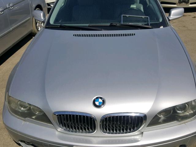 WBABD33494PL05486 - 2004 BMW 325 CI SILVER photo 7