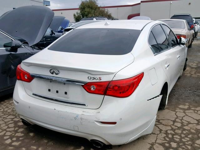 JN1FV7AP4GM421418 - 2016 INFINITI Q50 RED SP WHITE photo 4