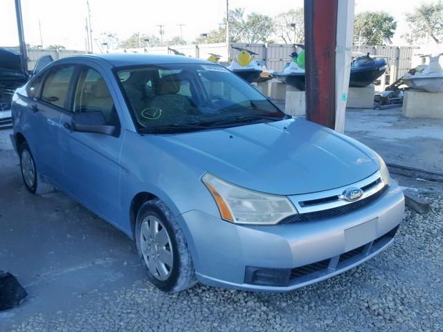 1FAHP34N48W221492 - 2008 FORD FOCUS S/SE BLUE photo 1