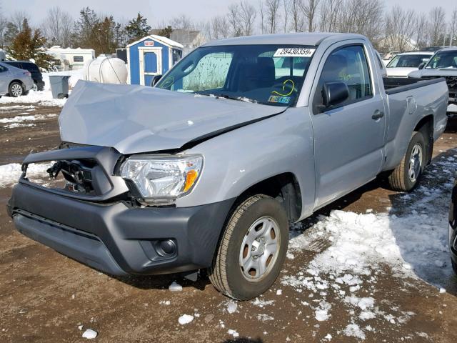 5TFNX4CN0DX027454 - 2013 TOYOTA TACOMA SILVER photo 2