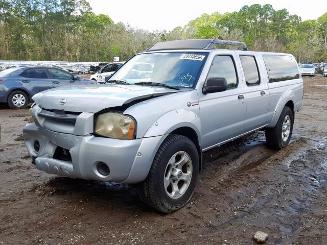 1N6MD29Y63C426978 - 2003 NISSAN FRONTIER C SILVER photo 2