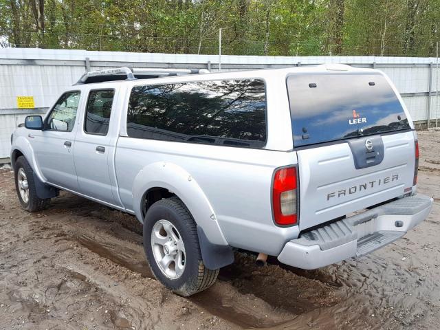 1N6MD29Y63C426978 - 2003 NISSAN FRONTIER C SILVER photo 3