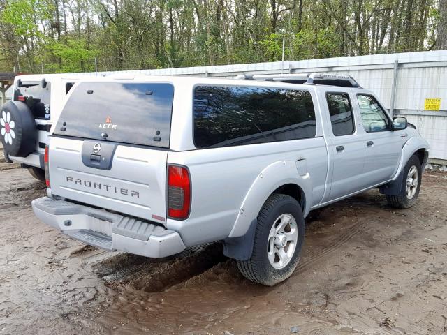 1N6MD29Y63C426978 - 2003 NISSAN FRONTIER C SILVER photo 4