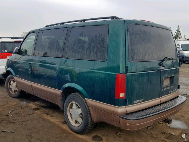 1GNDM19WXYB108572 - 2000 CHEVROLET ASTRO GREEN photo 3