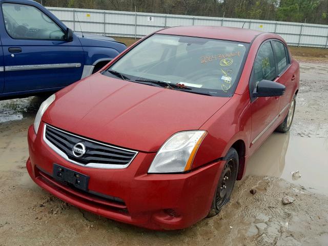 3N1AB6AP5CL705920 - 2012 NISSAN SENTRA 2.0 BURGUNDY photo 2