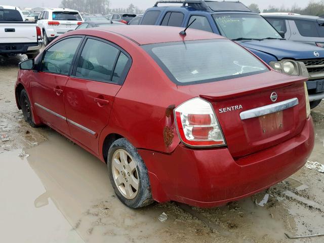 3N1AB6AP5CL705920 - 2012 NISSAN SENTRA 2.0 BURGUNDY photo 3