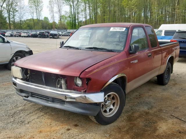 JT4TN12D9T0017842 - 1996 TOYOTA T100 XTRAC MAROON photo 2