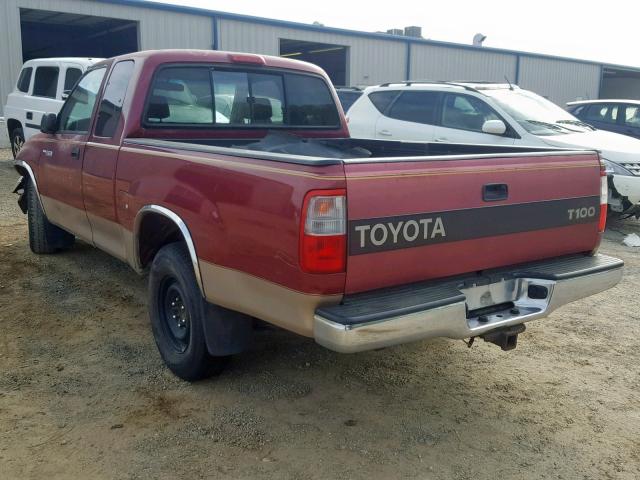 JT4TN12D9T0017842 - 1996 TOYOTA T100 XTRAC MAROON photo 3