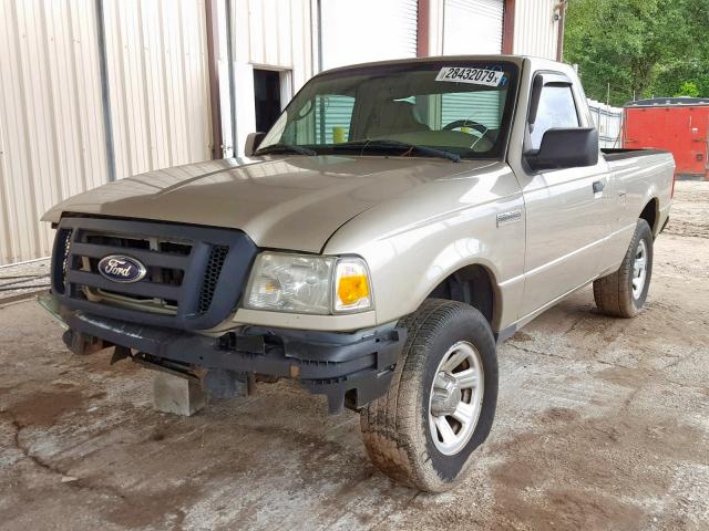 1FTYR10DX8PA91038 - 2008 FORD RANGER GOLD photo 2
