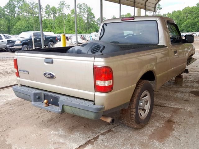 1FTYR10DX8PA91038 - 2008 FORD RANGER GOLD photo 4