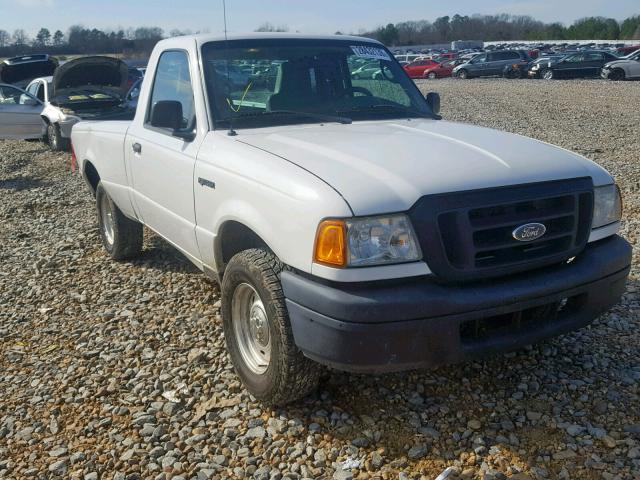 1FTYR10U45PA72528 - 2005 FORD RANGER WHITE photo 1