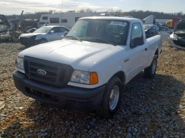 1FTYR10U45PA72528 - 2005 FORD RANGER WHITE photo 2