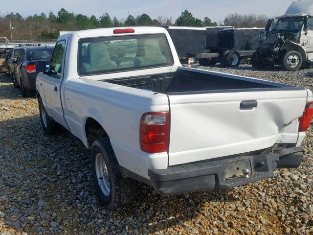 1FTYR10U45PA72528 - 2005 FORD RANGER WHITE photo 3