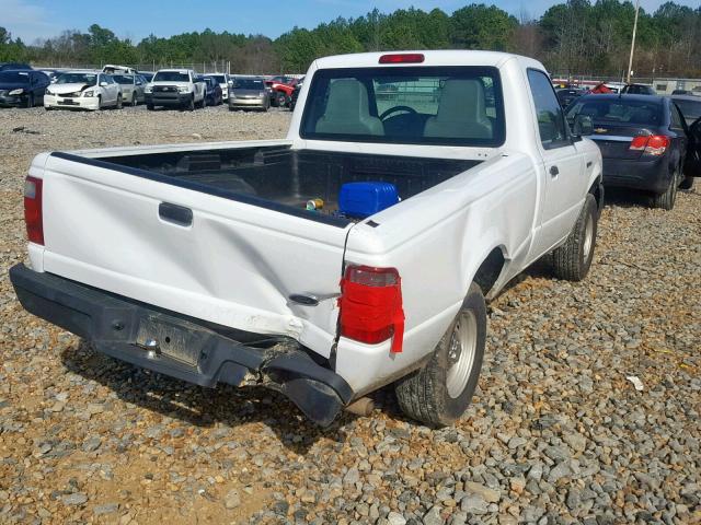 1FTYR10U45PA72528 - 2005 FORD RANGER WHITE photo 4