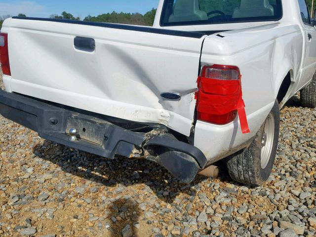 1FTYR10U45PA72528 - 2005 FORD RANGER WHITE photo 9