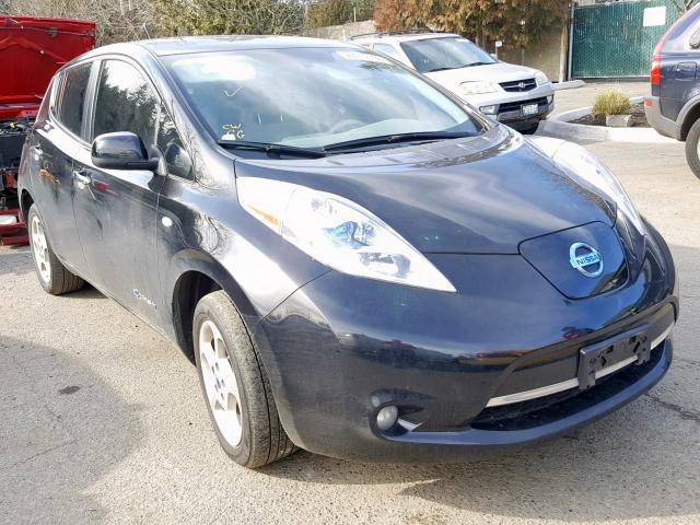 JN1AZ0CP7CT017368 - 2012 NISSAN LEAF SV BLACK photo 1