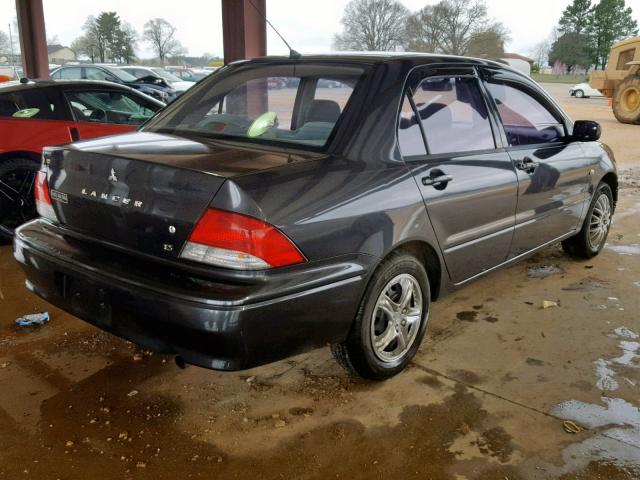 JA3AJ26E63U085387 - 2003 MITSUBISHI LANCER ES BLACK photo 4