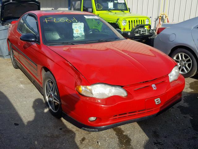 2G1WZ121749359247 - 2004 CHEVROLET MONTE CARL RED photo 1