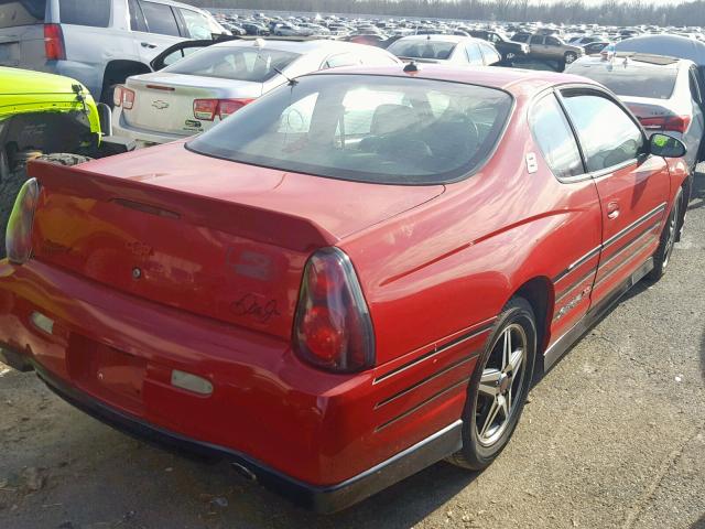 2G1WZ121749359247 - 2004 CHEVROLET MONTE CARL RED photo 4