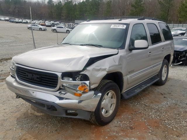 1GKEC13Z14R206611 - 2004 GMC YUKON BEIGE photo 2