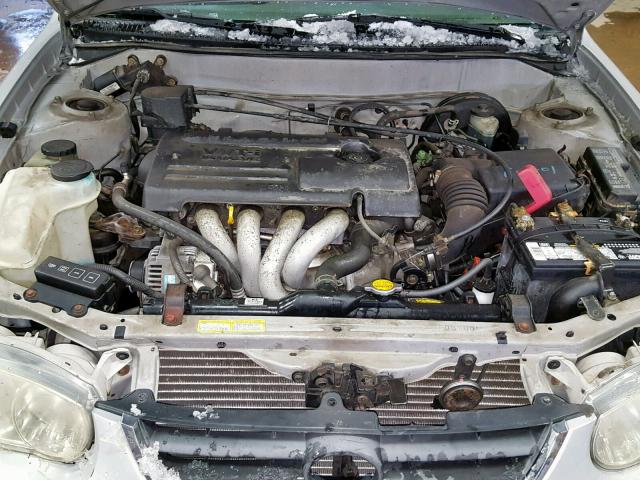 1NXBR12E92Z569210 - 2002 TOYOTA COROLLA CE SILVER photo 7