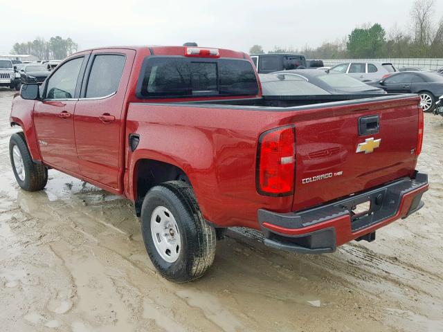 1GCGSCEN6J1237599 - 2018 CHEVROLET COLORADO L MAROON photo 3