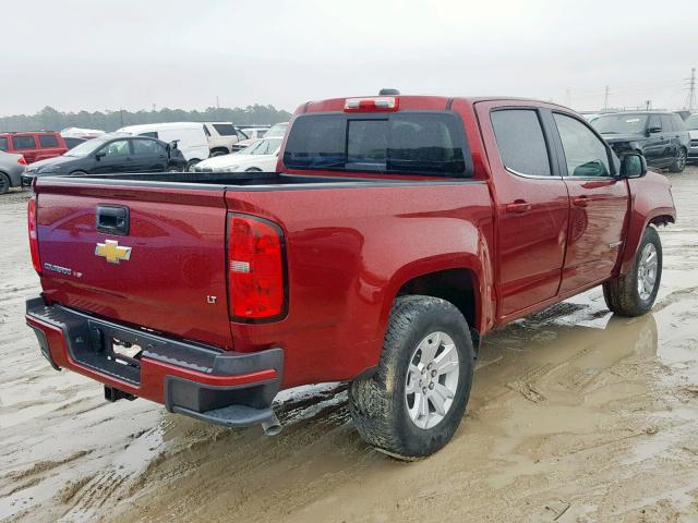 1GCGSCEN6J1237599 - 2018 CHEVROLET COLORADO L MAROON photo 4