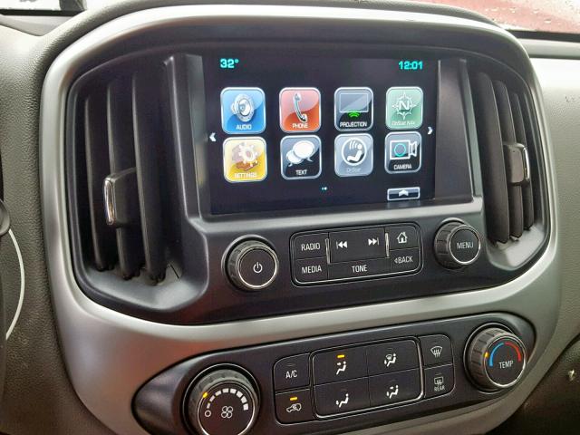 1GCGSCEN6J1237599 - 2018 CHEVROLET COLORADO L MAROON photo 9