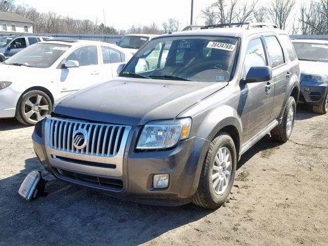 4M2CN9HG8BKJ01552 - 2011 MERCURY MARINER PR GRAY photo 2