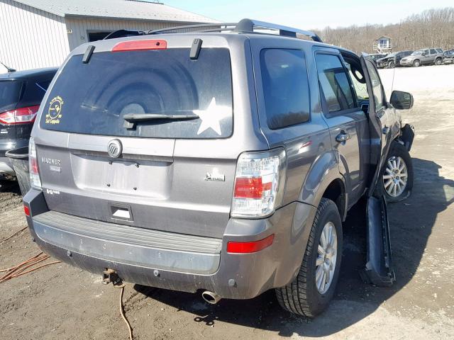 4M2CN9HG8BKJ01552 - 2011 MERCURY MARINER PR GRAY photo 4