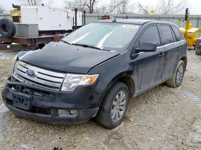 2FMDK39CX8BA46371 - 2008 FORD EDGE BLACK photo 2