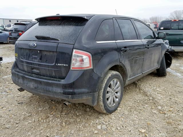 2FMDK39CX8BA46371 - 2008 FORD EDGE BLACK photo 4