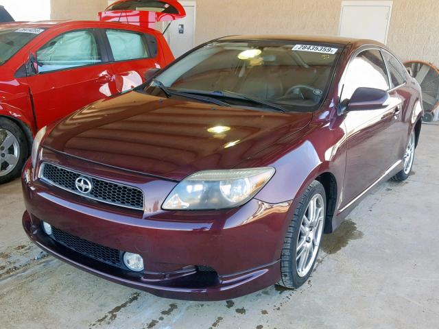 JTKDE177760140785 - 2006 TOYOTA SCION TC PURPLE photo 2