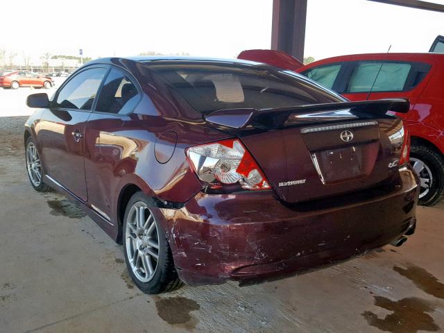 JTKDE177760140785 - 2006 TOYOTA SCION TC PURPLE photo 3