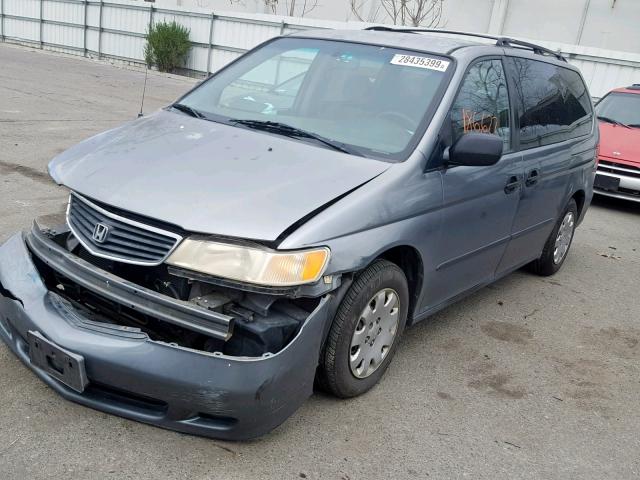 2HKRL1858YH610067 - 2000 HONDA ODYSSEY LX BLUE photo 2