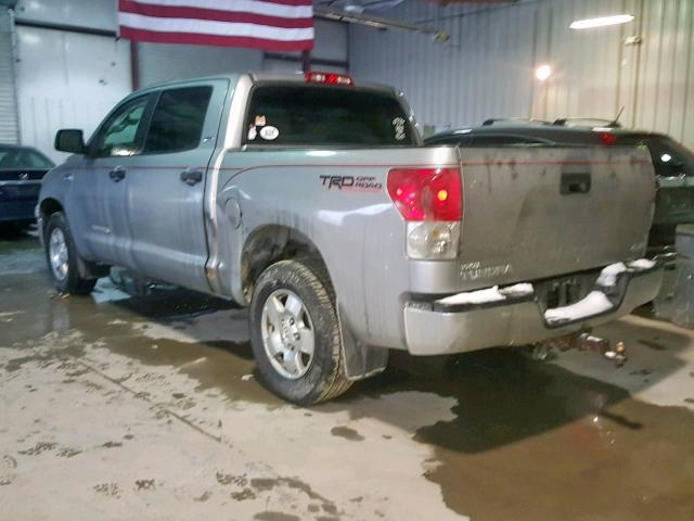 5TBDV54188S509127 - 2008 TOYOTA TUNDRA CRE GRAY photo 3