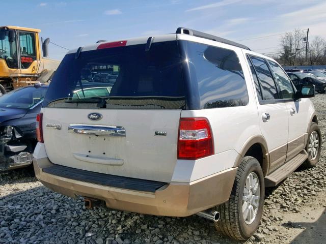 1FMJU1H53BEF25537 - 2011 FORD EXPEDITION WHITE photo 4