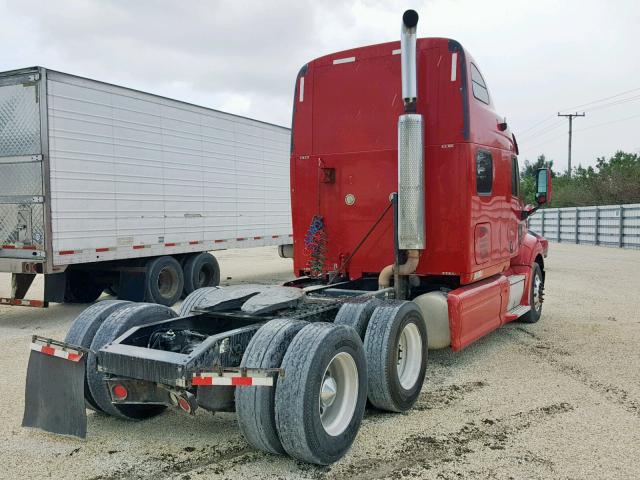 1XP7D49X9AD103503 - 2010 PETERBILT 387 RED photo 4