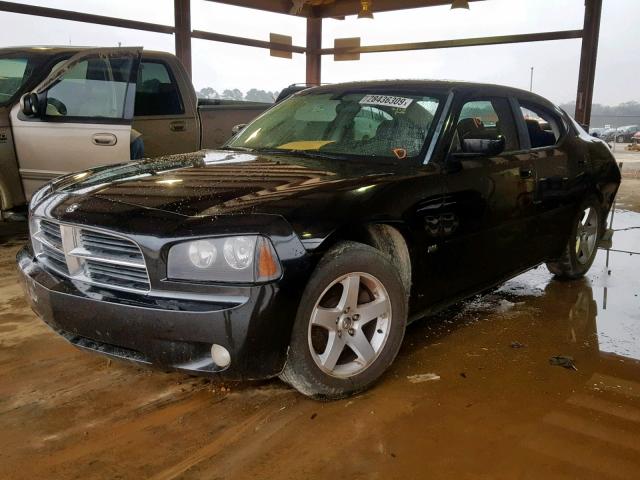 2B3CA3CV8AH181592 - 2010 DODGE CHARGER SX BLACK photo 2