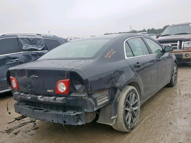 1G1ZA5E0XAF105775 - 2010 CHEVROLET MALIBU LS BLACK photo 4