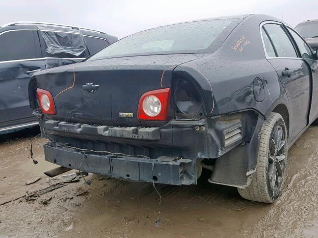 1G1ZA5E0XAF105775 - 2010 CHEVROLET MALIBU LS BLACK photo 9