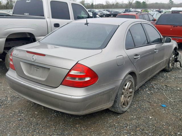 WDBUF65J94A454797 - 2004 MERCEDES-BENZ E 320 GRAY photo 4