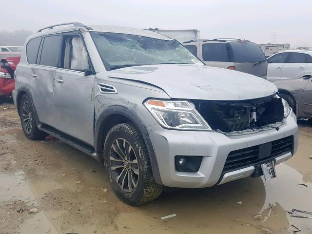 JN8AY2ND0H9000886 - 2017 NISSAN ARMADA SV SILVER photo 1