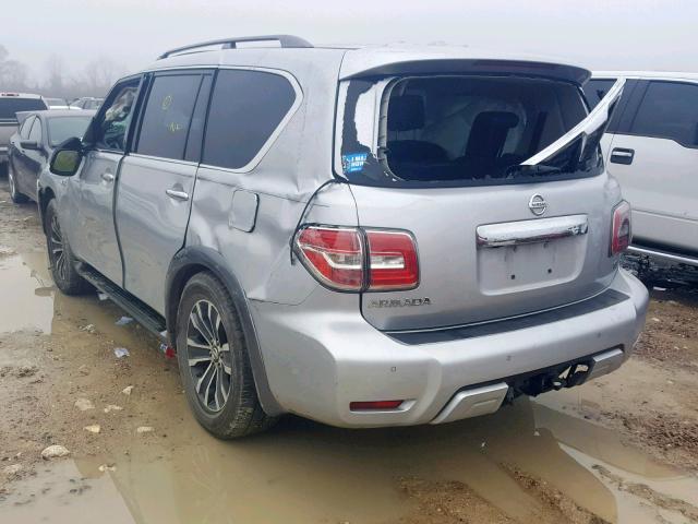 JN8AY2ND0H9000886 - 2017 NISSAN ARMADA SV SILVER photo 3