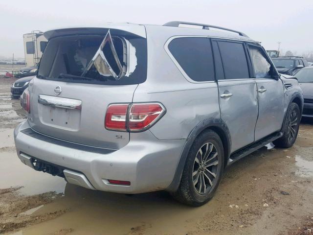 JN8AY2ND0H9000886 - 2017 NISSAN ARMADA SV SILVER photo 4