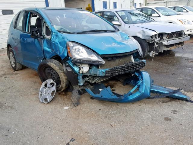 JHMGE8H36DC048280 - 2013 HONDA FIT BLUE photo 1